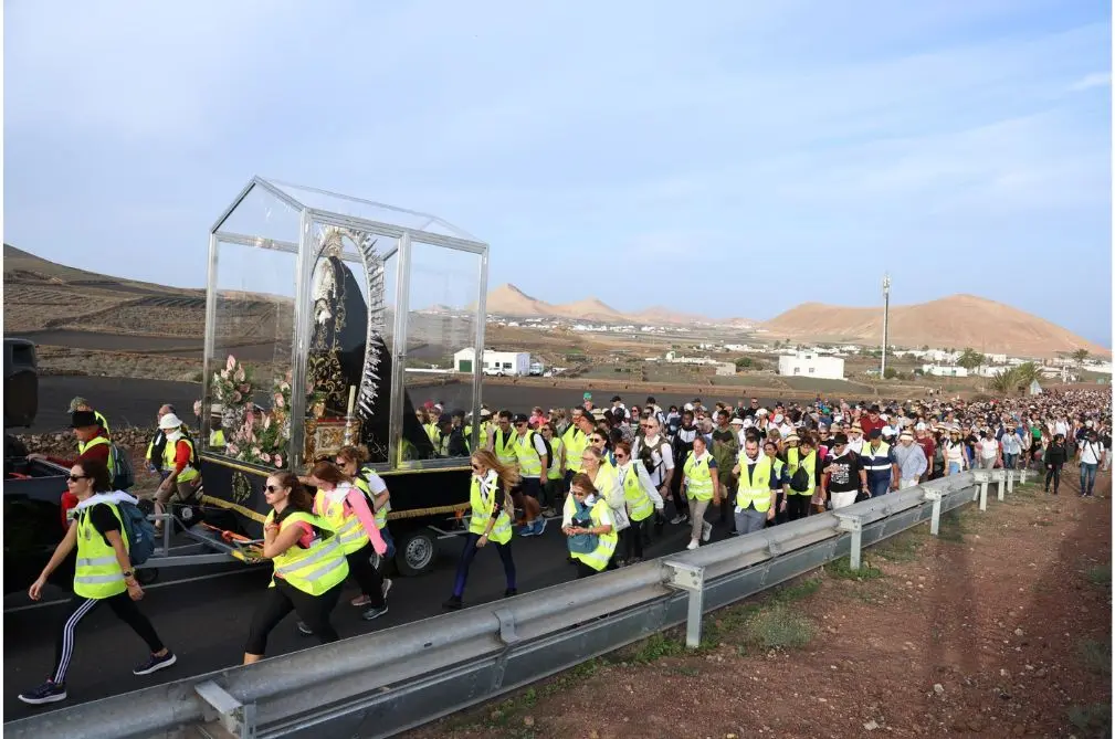 Un momento de la Bajada