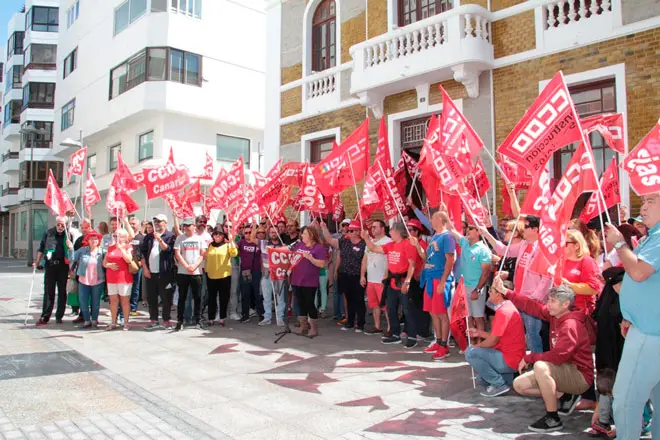 CCOO se concentra este viernes en el Parque Viejo