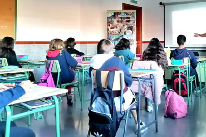 Estudiantes en el aula