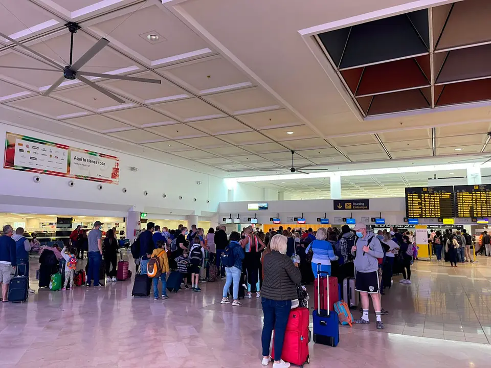 La T1 del aeropuerto César Manrique-Lanzarote