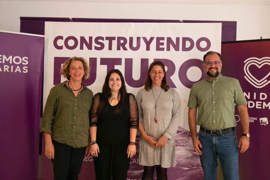 Rueda de prensa de Podemos