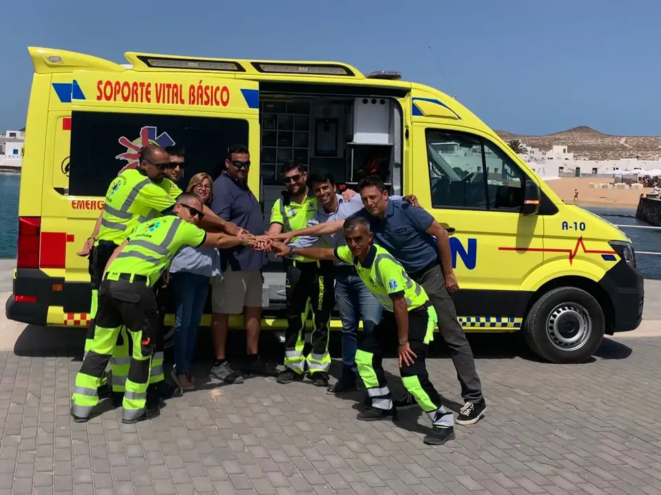 Nueva ambulancia en La Graciosa
