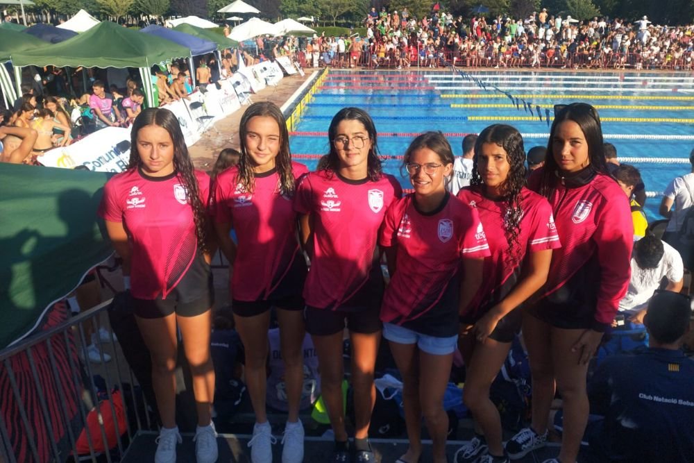 Nadadoras del club de natación ESNA Lanzarote