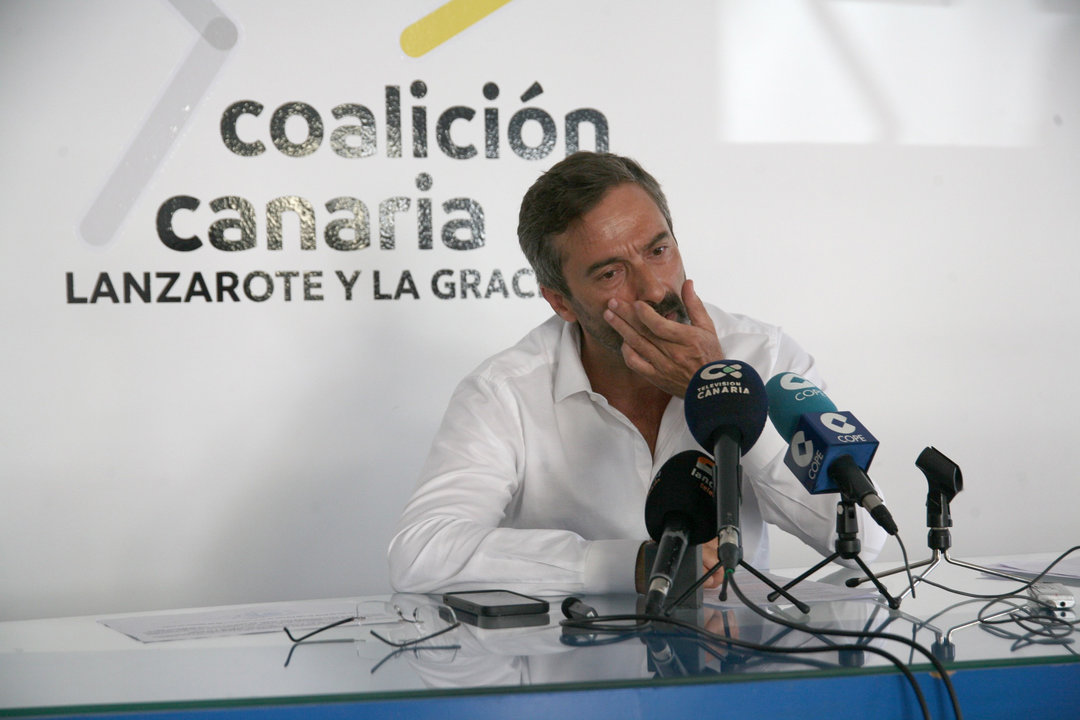 Pedro San Ginés en la rueda de prensa de este miércoles (FOTO: José Luis Carrasco)