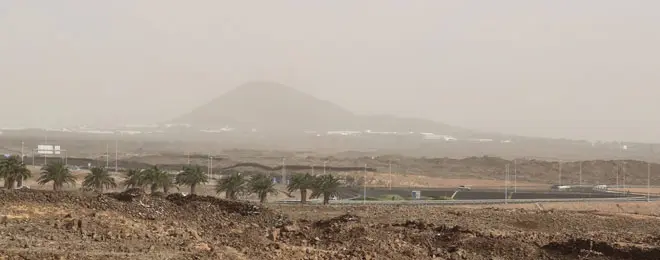 Calima en Lanzarote. Imágen de archivo.