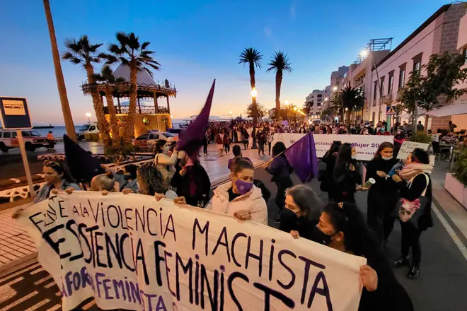 Manifestación contra la violencia de género. Imagen de archivo.