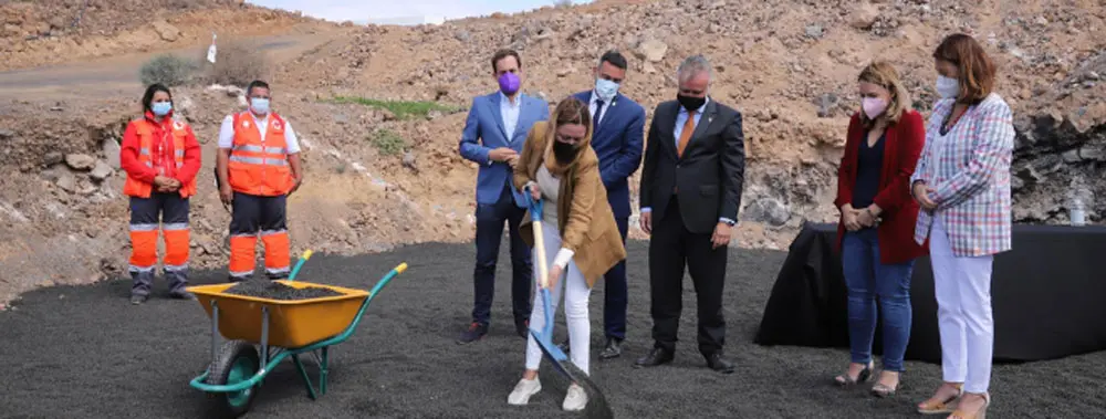 Foto de la primera piedra en la Residencia de Tahíche