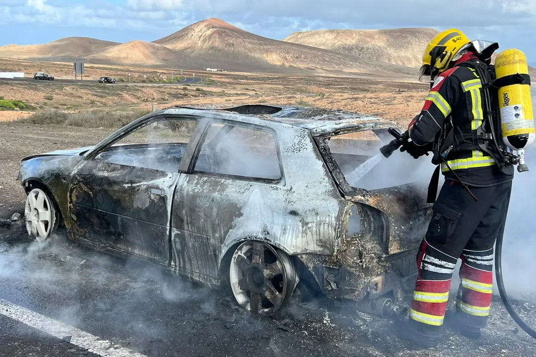 Incendio vehículo