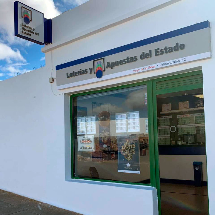Administración de Lotería Virgen de Las Nieves, en La Villa de Teguise