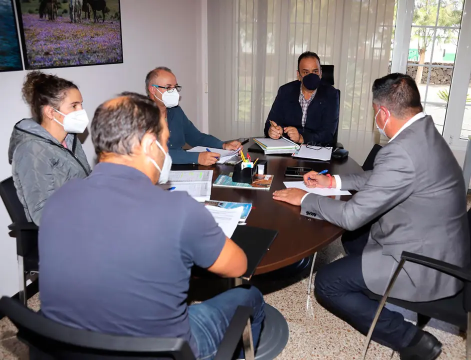 Un momento de la reunión entre representantes de ambas administraciones