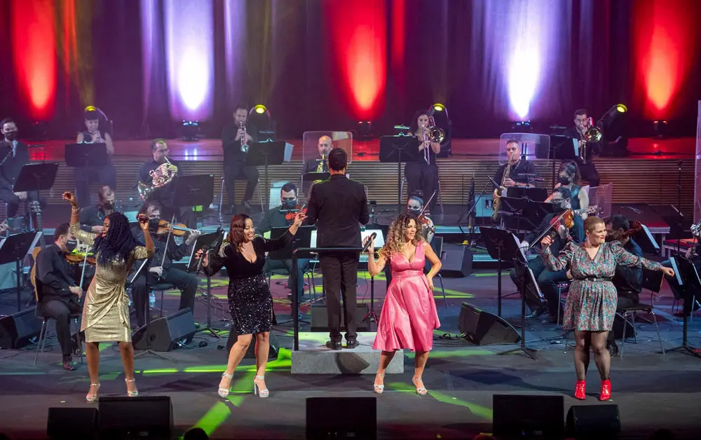 Un momento del estreno de SinfónicAs en el Auditorio Alfredo Kraus (FOTO: Nacho González)