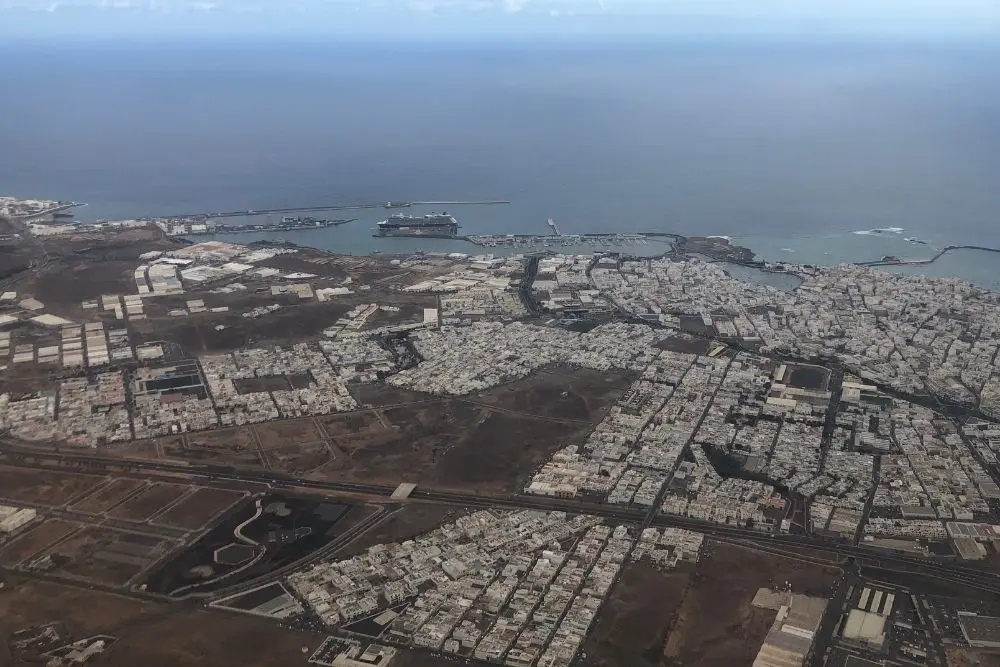 vista arrecife aerea