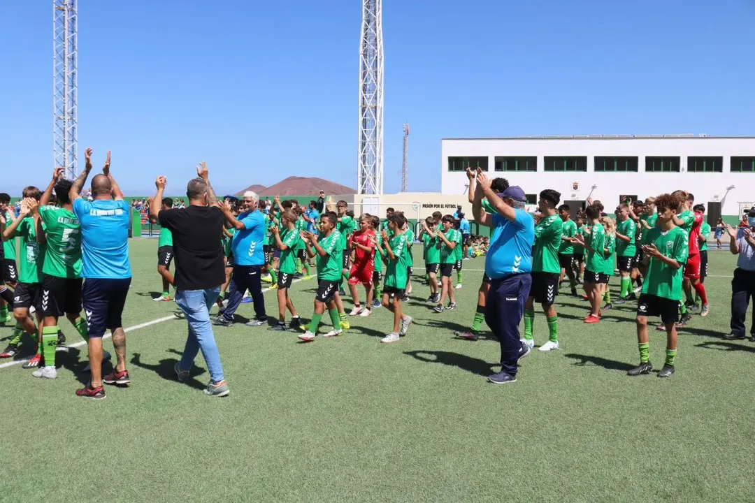 Celebración de la fiesta del fútbol