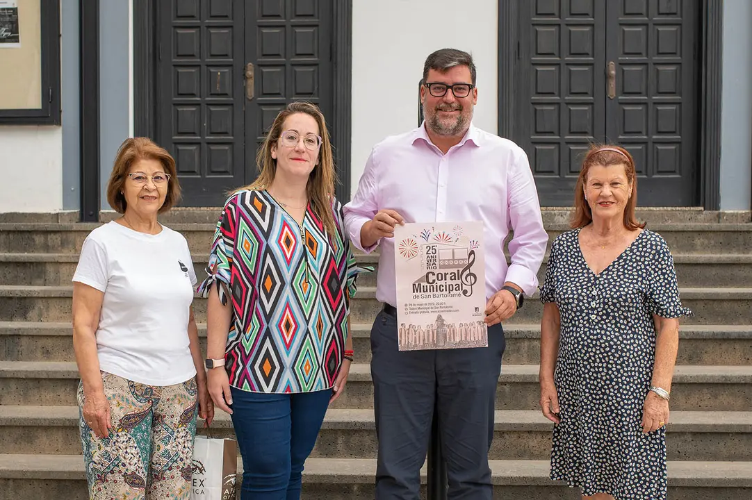 Presentación del concierto del 25 aniversario de la Coral de San Bartolomé