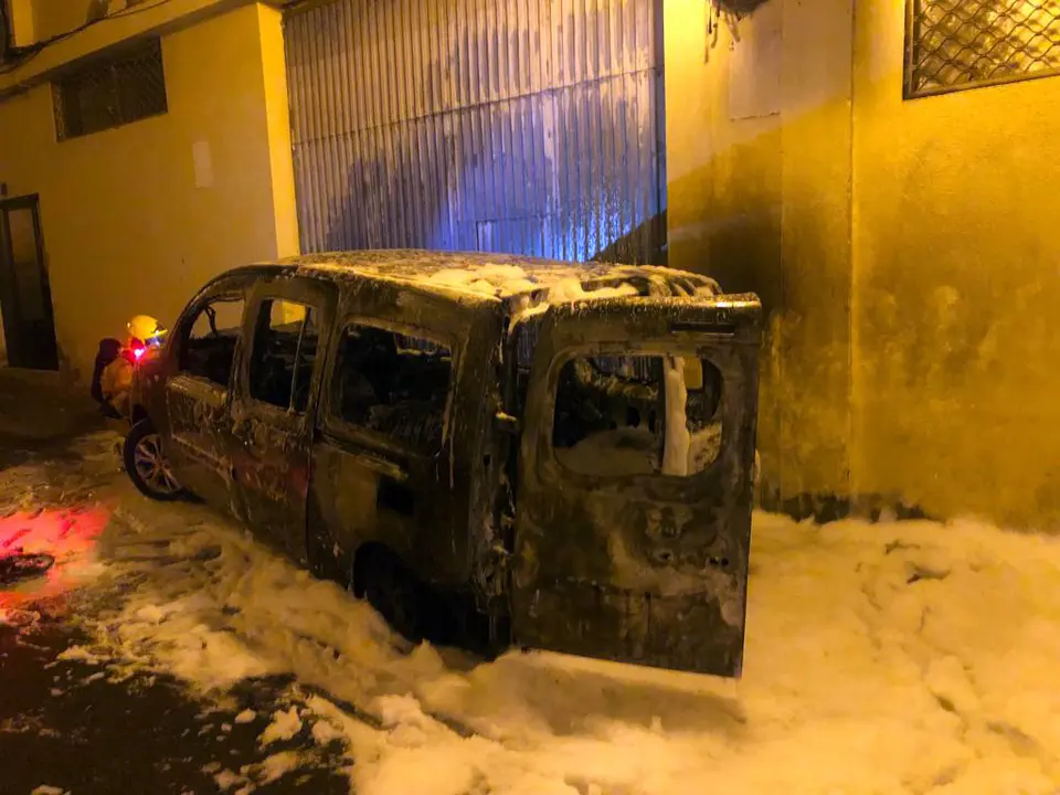 Nuevo coche quemado en Arrecife