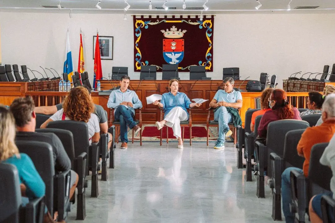 Reunión Ayuntamiento de Arrecife con vecinos del camino de Güime&nbsp;