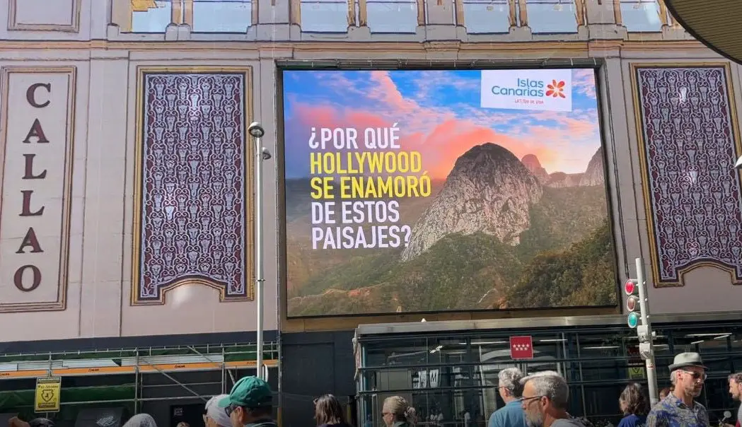 Imágenes de Canarias en Callao, Madrid