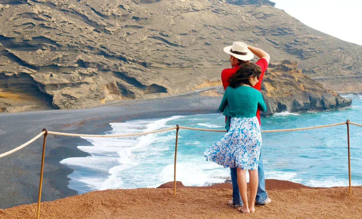 Fotograma de Los abrazos rotos, película de Pedro Almodóvar rodada en Lanzarote