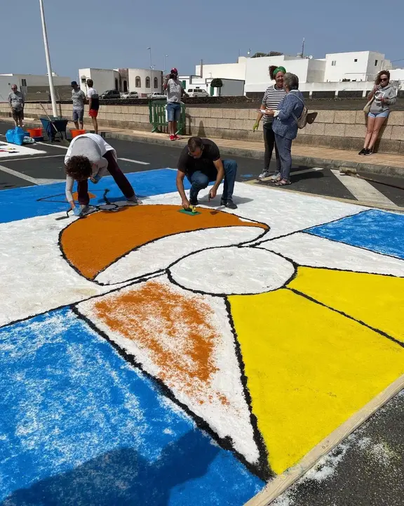 Alfombras de sal en Lanzarote