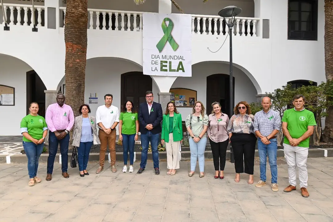 Acto del Día de Lucha contra la ELA en San Bartolomé