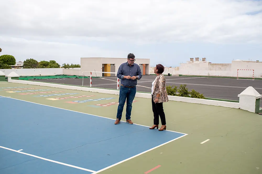 Obras en los colegios de San Bartolomé