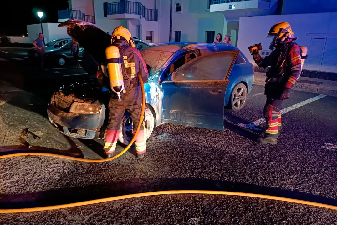 Incendio de otro vehículo