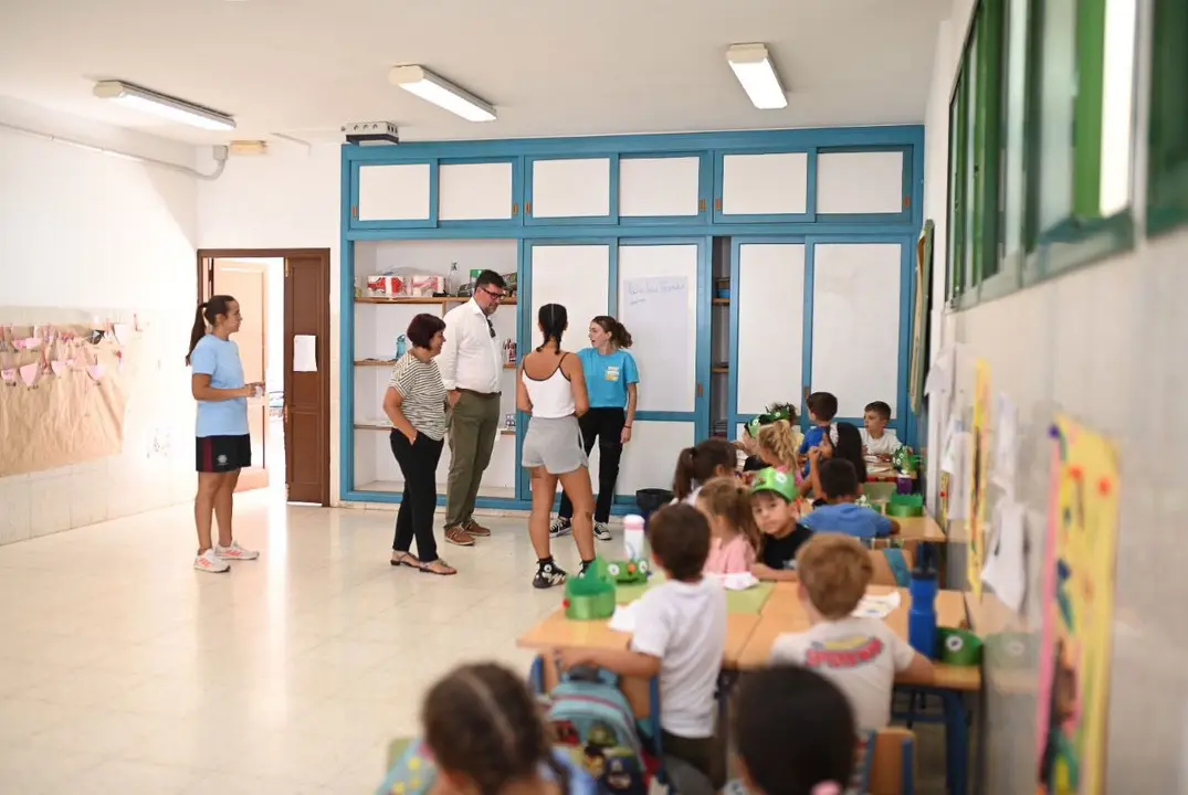 Programa lúdico-educativo con alumnos de San Bartolomé