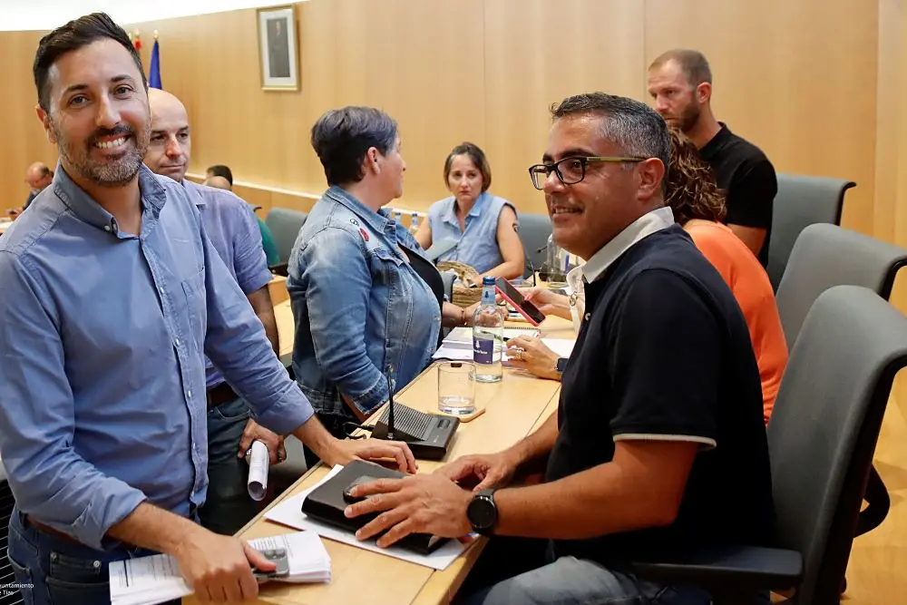 Momento del pleno de los presupuestos de Tías