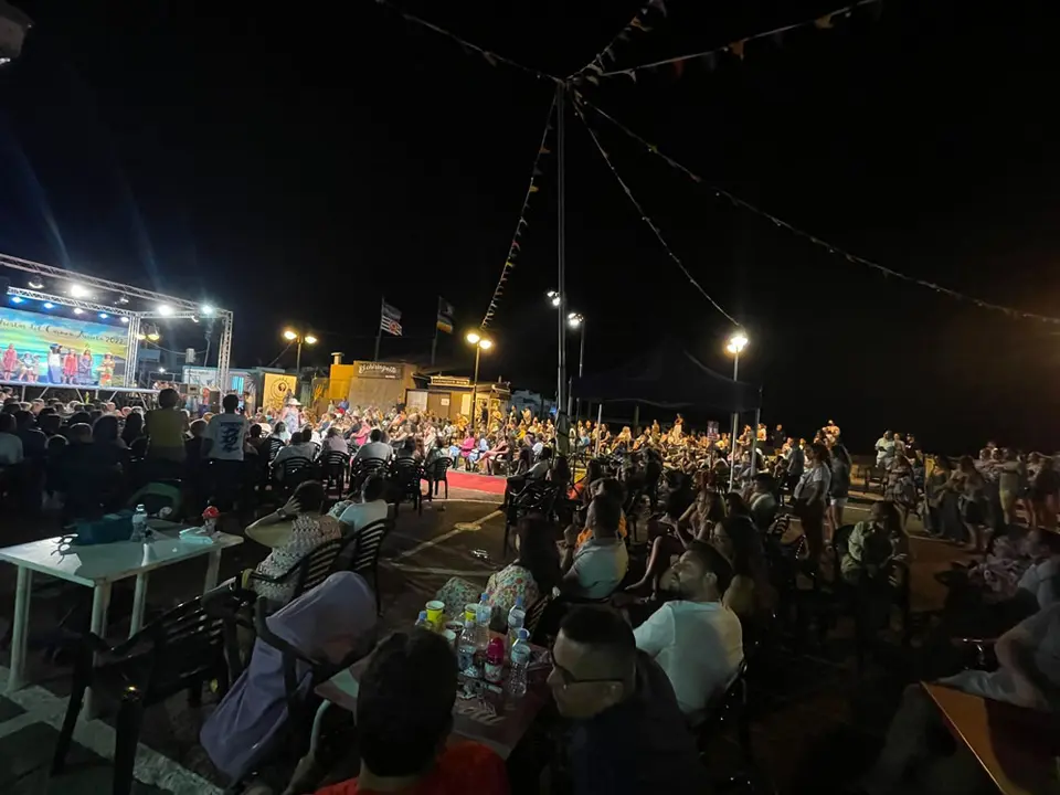 Fiestas en el pueblo de Arrieta. Imagen de archivo.