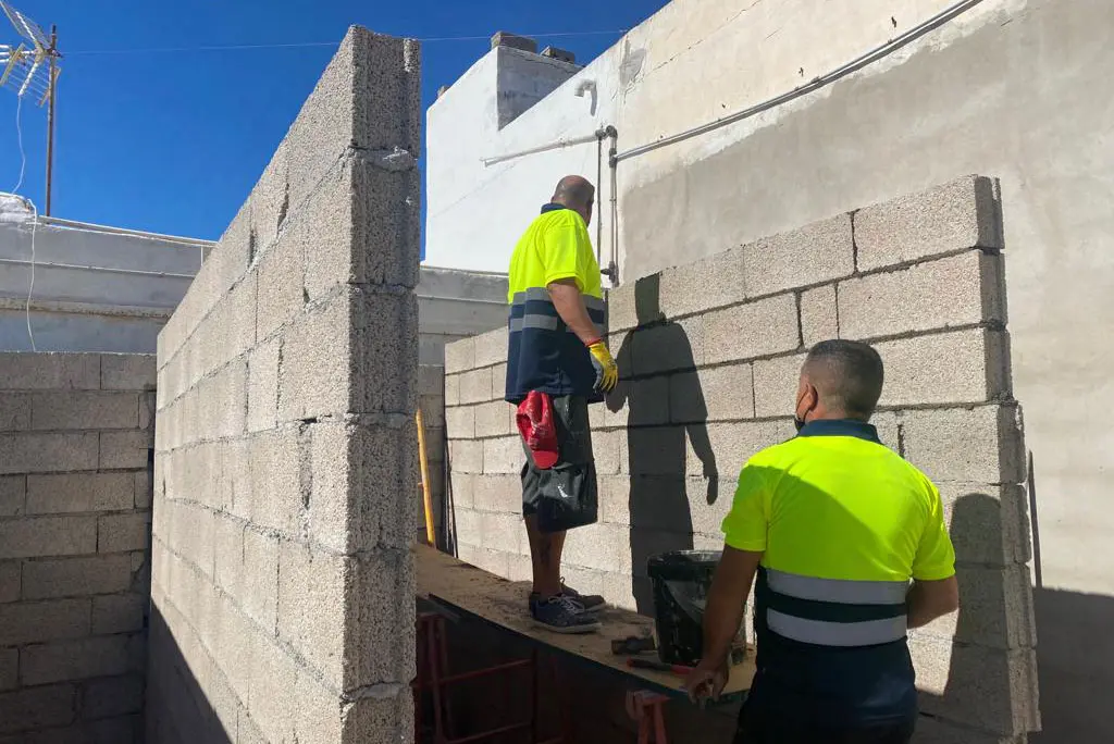 Obras en el centro de acogida de animales de Teguise