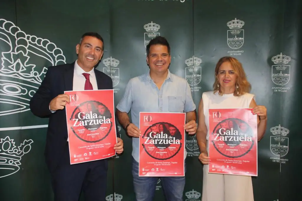 Presentación de la Gala de Zarzuela en Teguise