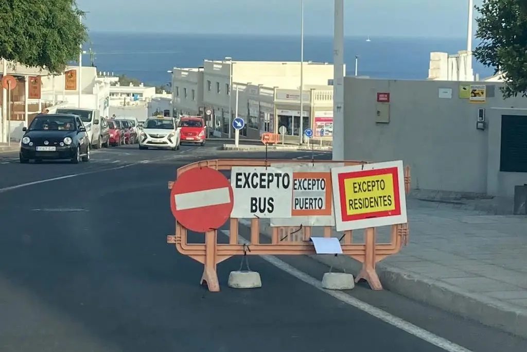 Obras en la localidad de Puerto del Carmen