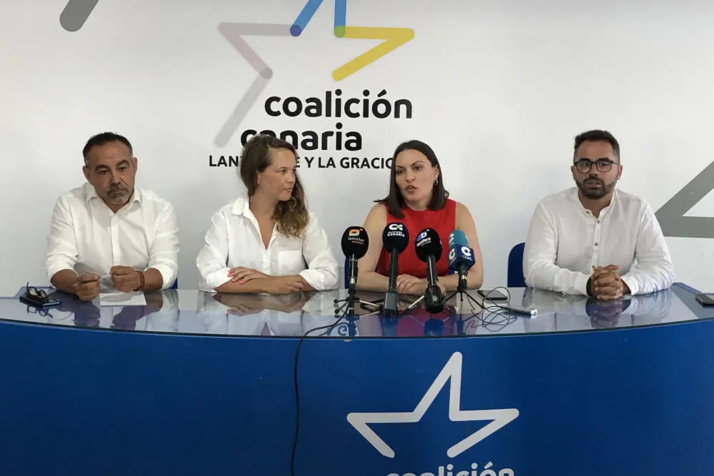 Rueda de prensa de CC sobre la situación política en Haría