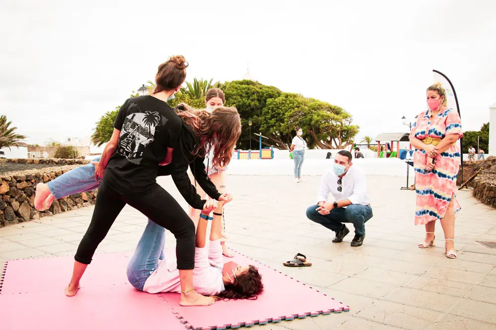 Celebración el pasado año del Día de la Juventud en Teguise