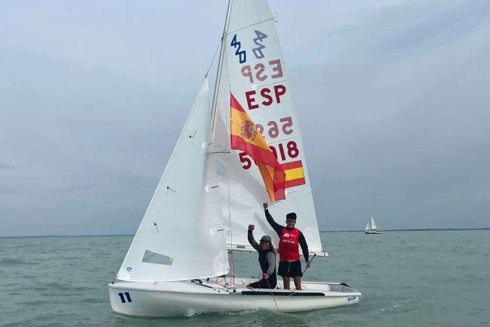 Miguel Ángel Morales y Alejandro Martín, subcampeones del mundo de 420