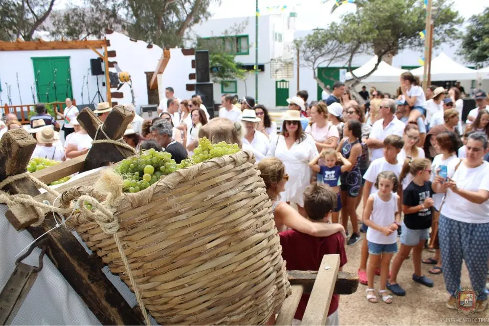 Vemdimia tradicional en Tinajo