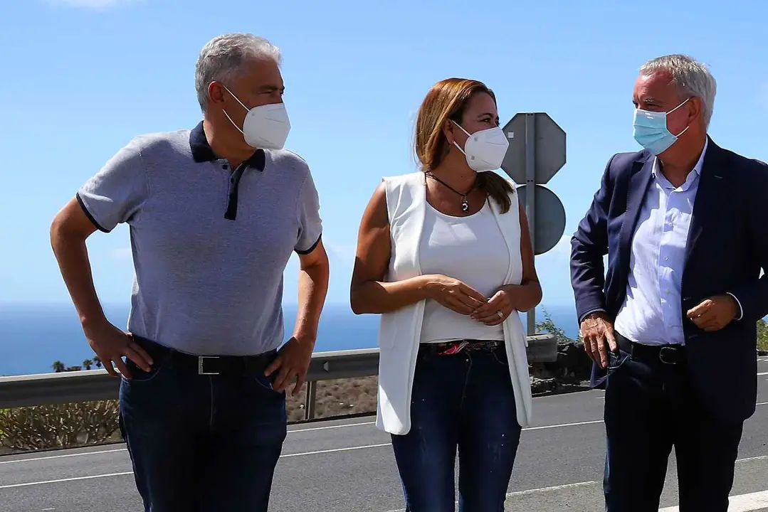 (Foto de archivo del Cabildo de Lanzarote. Visita a la zona antes del inicio de las obras.)