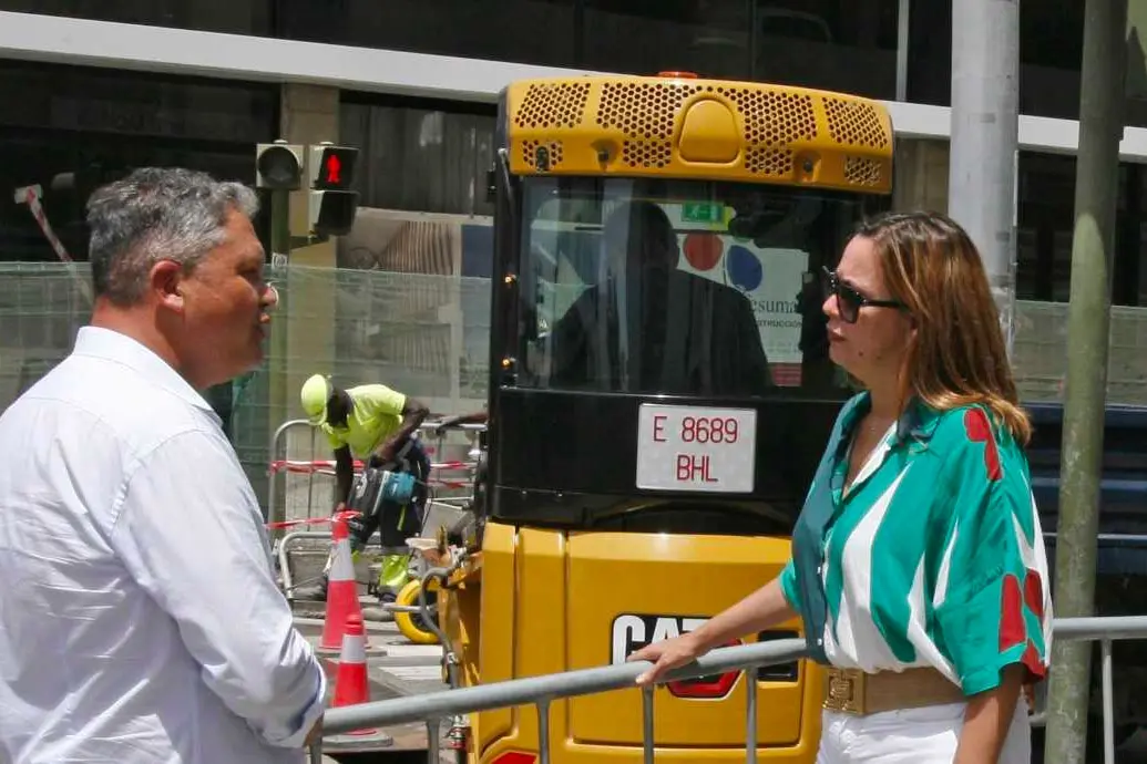 Presidenta y consejero del Cabildo de Lanzarote