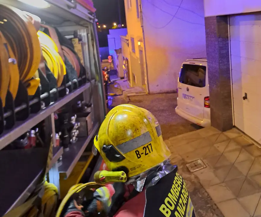 Incendio vivienda en Arrecife