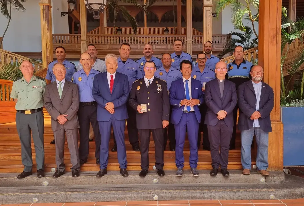 Policia Local de Tías en el día de su patrón