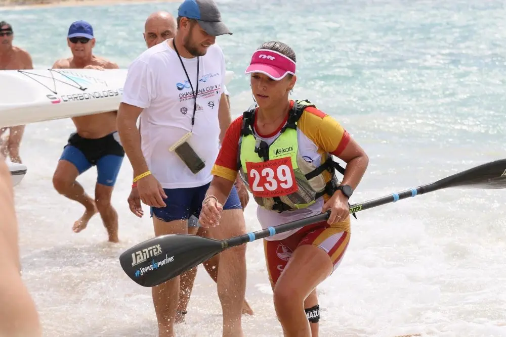 Deportista del club Los Marlines de Arrecife