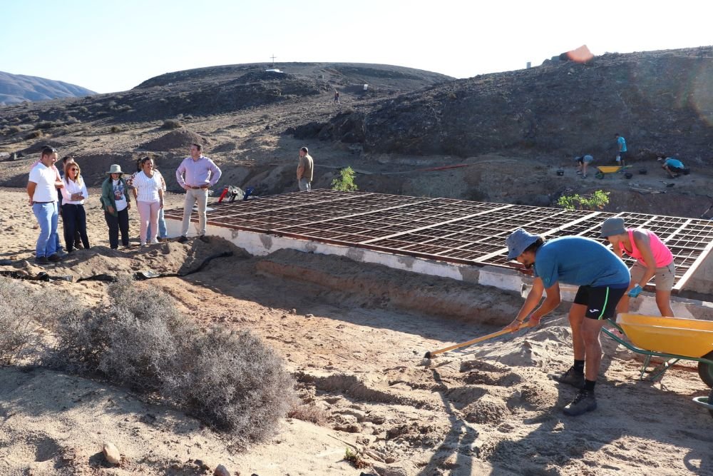 Excavaciones en el yacimiento de San Marcial del Rubicón