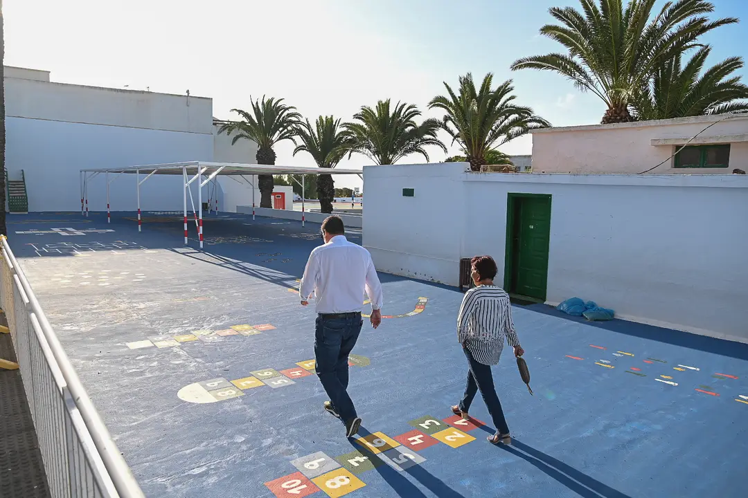 Obras en canchas de los colegios de San Bartolomé