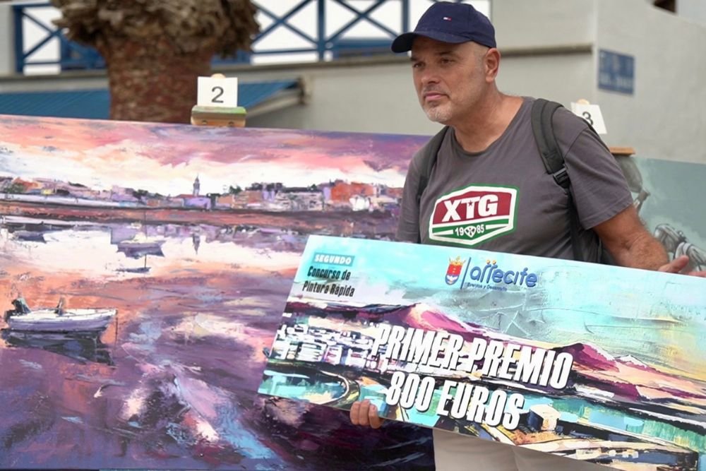 Concurso de pintura rápìda en Arrecife