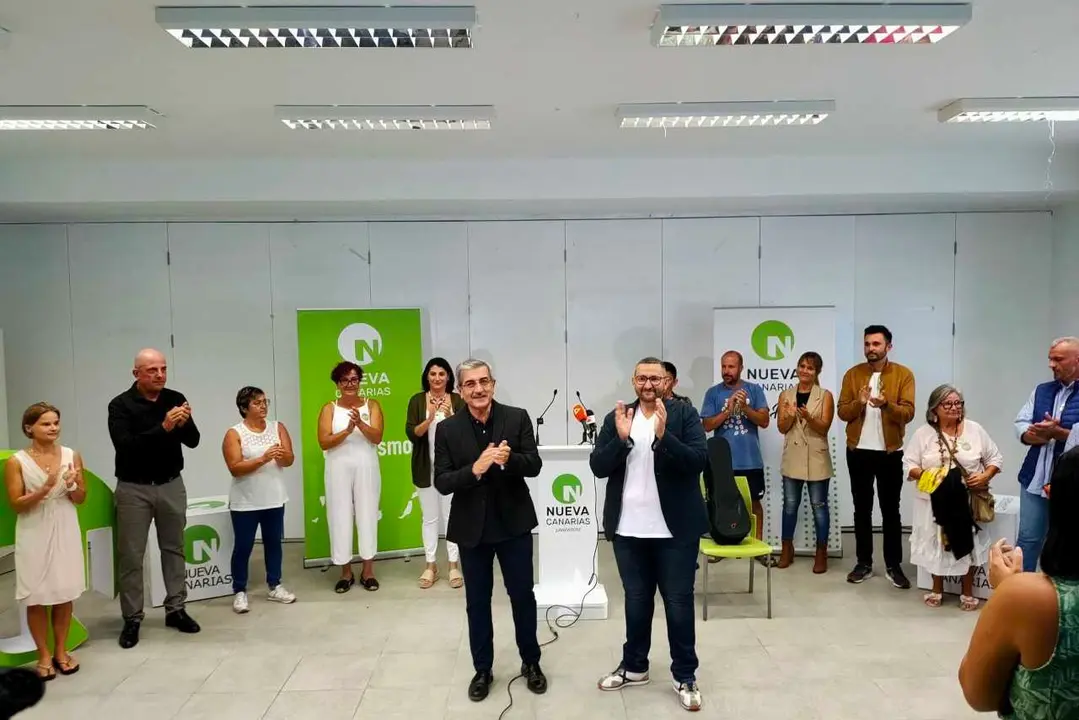 Marcos Lemes, candidato de Nueva Canarias a la Alcaldía de Haría</p>