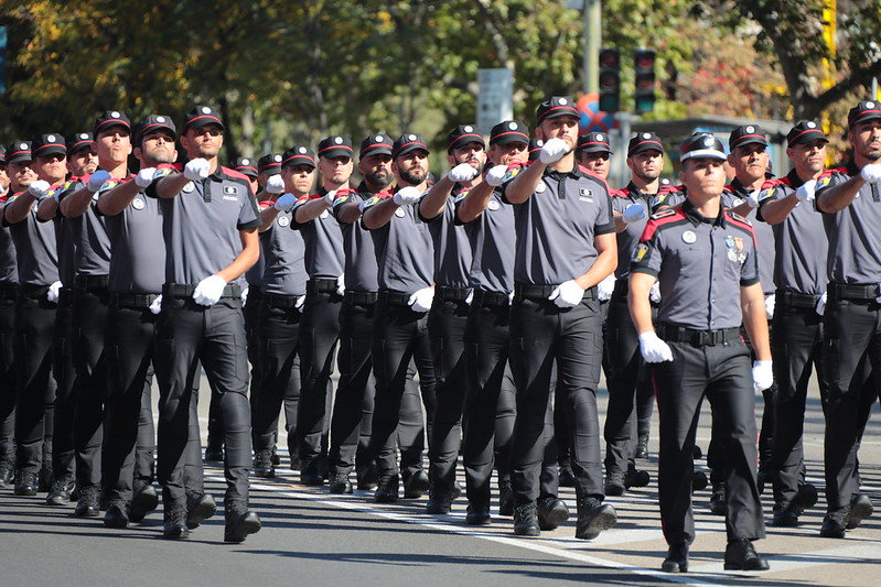 Policía Canaria en el desfile de la Hispanidad