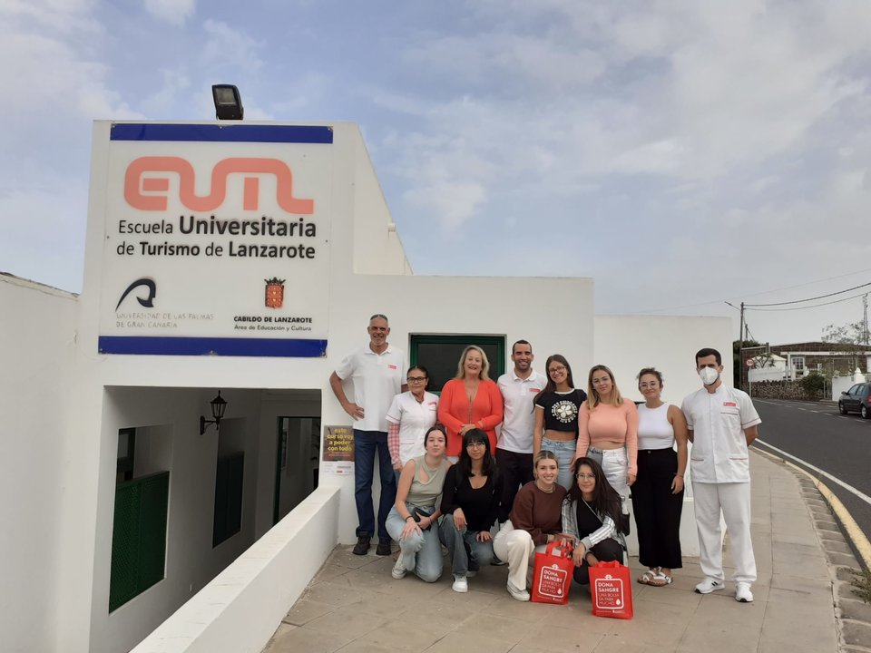 Punto de donación del ICHH en Lanzarote
