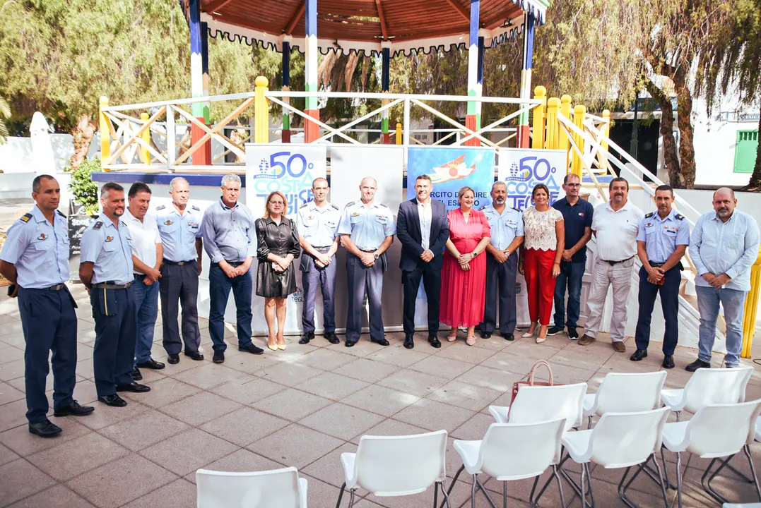 PRESENTACIÓN EJÉRCITO AIRE COSTA TEGUISE