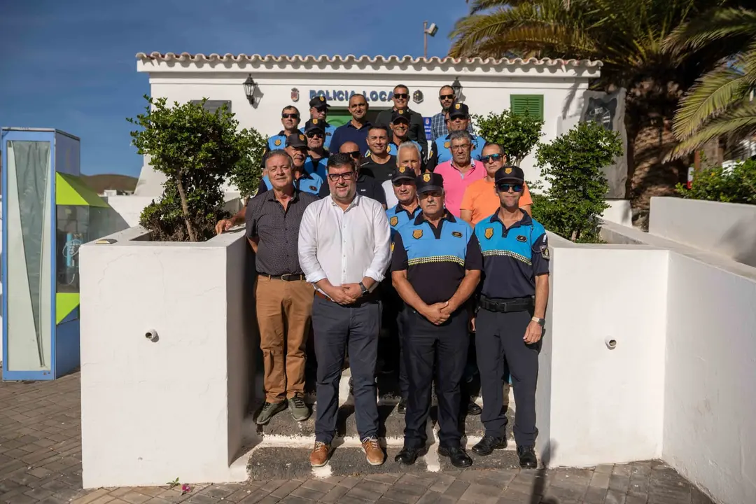 Jubilación del Oficial Jefe de la Policía Municipal de San Bartolomé