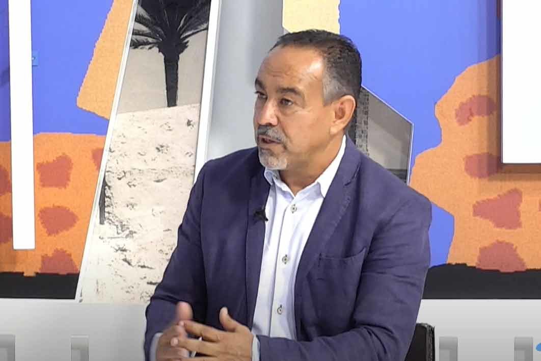 Víctor Robayna en la entrevista de Biosfera Televisión